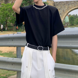 MODEFREAKのビジューネックモードTシャツ mf3360の画像