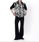 MODEFREAKのリキッドエンボスモノトーンモードシャツ mf3378の画像