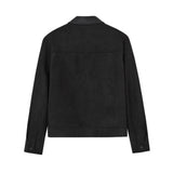 MODEFREAKのレザーカラーモードスウェードジャケット mf3300の画像