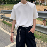 MODEFREAKのビジューネックモードTシャツ mf3360の画像