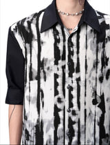 MODEFREAKのリキッドエンボスモノトーンモードシャツ mf3378の画像