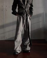 MODEFREAKのチェックモードルーズトラウザーパンツ mf3832の画像
