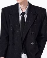 【3.4新作】シャインモードダブルブレストジャケット mf3674