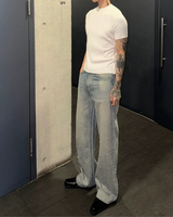 Korean layered monotone cut and sew mf3662