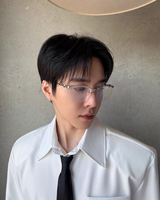 【3.2新作】クリアシルバーモードグラス mf3678