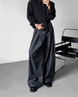 사이드 플리츠 스타일 업 슬랙스 mf3640