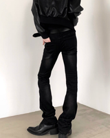 Slim Foot Flare Korean Slacks mf3097