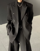 Mode Silhouette Black Jacket mf3604