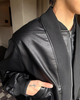 レザーモードコリアンジャケット mf3538