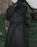 スタンドカラーウールモードコート mf3559