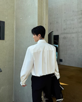 【2.2新作】コリアンシルエットネクタイシャツ mf3656