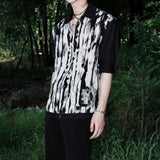 MODEFREAKのリキッドエンボスモノトーンモードシャツ mf3378の画像