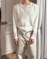 【12.31新作】クラシカルパールカーディガン mf3619