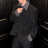 MODEFREAKのカラーデザインツイードジャケット mf3533の画像