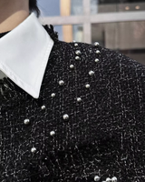 【2.18新作】フリンジモードツイードジャケット mf3670