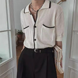 MODEFREAKのバイカラーニットカーディガン mf3393の画像