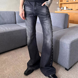 하이 웨스트 플레어 모드 팬츠 mf3676