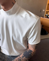 모드 하이넥 블로킹 티셔츠 mf3684