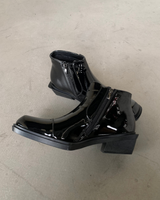 Split-toe mode leather boots mf3636