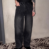 High-waisted flare mode pants mf3676