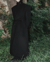 スタンドカラーウールモードコート mf3559