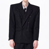 【3.4新作】シャインモードダブルブレストジャケット mf3674