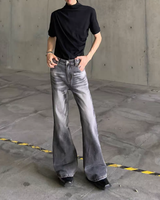 MODEFREAKの【7.22新作】モードウォッシュドフレアデニムパンツ mf3798の画像