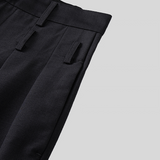 MODEFREAKのダブルベルトハイウエストスラックス mf3528の画像