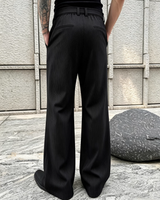 Slim Foot Flare Korean Slacks mf3097
