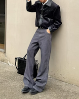 【2.23新作】ジップアップレレザーショートジャケット mf3672