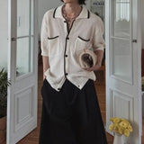 MODEFREAKのバイカラーニットカーディガン mf3393の画像