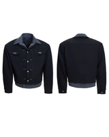 【2.13新作】ツーピースメタルボタンモードジャケット mf3665