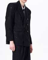 【3.4新作】シャインモードダブルブレストジャケット mf3674