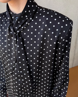 【2.6新作】ドットリボンタイシャツ mf3657