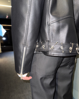 【11.10新作】バックルデザインモードジャケット mf3577