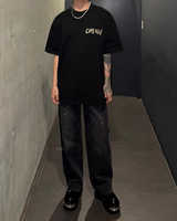 High-waisted flare mode pants mf3676