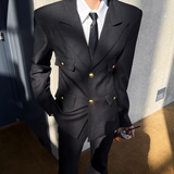 【2.6新作】ダブルブレストコリアンモードジャケット mf3658