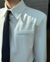 【2.2新作】コリアンシルエットネクタイシャツ mf3656