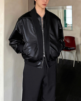 レザーモードコリアンジャケット mf3538