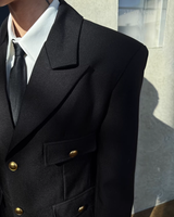 【2.6新作】ダブルブレストコリアンモードジャケット mf3658