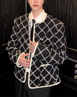 MODEFREAKの【9.29新作】ダイヤツイードモードジャケット mf3545の画像