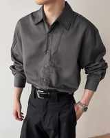 【11.26新作】レイヤーデザインコリアンシャツ mf3591