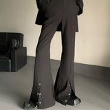 MODEFREAKのスナップスリットフレアパンツ mf2519の画像