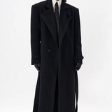 スタンドカラーウールモードコート mf3559