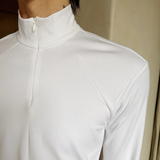 ジップアップハイネックカットソー mf3530