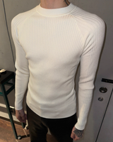 【10.27新作】ハイネックフィットモードニットトップス mf3567