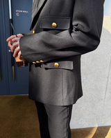 【2.6新作】ダブルブレストコリアンモードジャケット mf3658