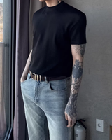 【4.6新作】ハイネックコリアンモードTシャツ mf3691