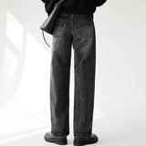 MODEFREAKのウォッシュドストレートデニムパンツ mf2266の画像