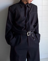 【2.2新作】コリアンシルエットネクタイシャツ mf3656